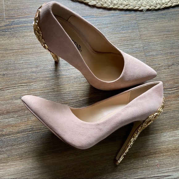 Justfab Sarina Embellished Heel Pump Size 9 - Picture 6 of 16